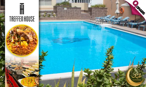 Eid Lunch Buffet with Pool Access at Treffen House Hotel!